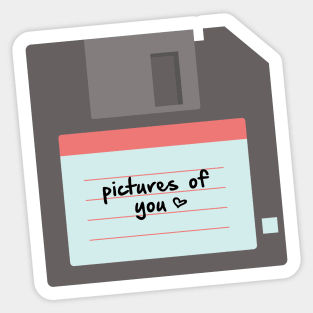 Pictures of you DISKETTE Sticker